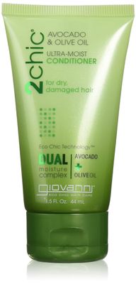 Giovanni cosmetics 2chic conditioner avocado olive oil, 1.5 ounce
