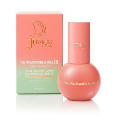Juvia&#39;s Place The Niacinamide Serum 20, 1 fl oz, Super Concentrated, Zinc 2, Clarify Hyper-Pigmentation, Smooth, Moisturize