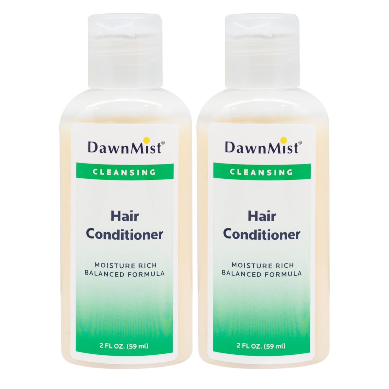 DAWNMIST Dukal DUK HC02 Hair Conditioner, Bottle with Flip Cap, 2 OZ (Pack of 2)