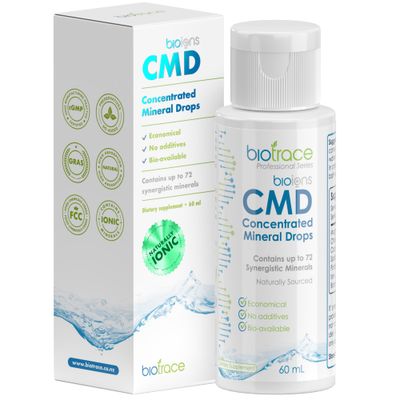 BioTrace Dead Sea Trace Mineral Drops 72 Concentrated Trace Minerals, Ionic Liquid Magnesium, Chloride, Potassium Low Sodium Energy, Electrolytes, Hydration 24 Day Supply, 2 fl oz (Pack of 1)