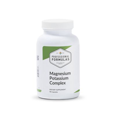 Professional Formulas Magnesium Potassium Complex - Blend of Magnesium and Potassium to Support Healthy Cardiovascular Function, Muscle Function, Bone Mineralization and Alkaline Balance