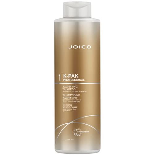 Joico K-PAK Daily Clarifying Shampoo to Remove Chlorine Buildup For Damaged Hair Repair Prevent Breakage Boost Shine With Keratin Guajava Fruit Extract 33.8 Fl Oz