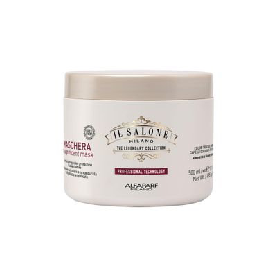 Il Salone Milano Professional Magnificent Mask - Moisturizing Hair Mask for Color Treated Hair - Provides Lasting Color Protection Shine - Vegan, Salon-Quality Hair Care (16.9 oz 500 ml)