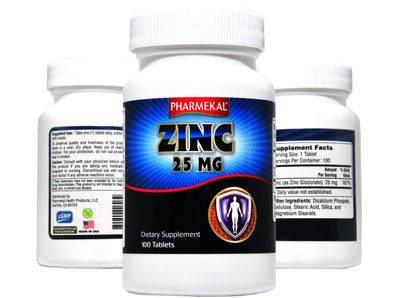 Pharmekal Zinc (as Zinc Gluconate) 25 mg, 100 Mini Size Easy to Swallow Tablets - Immune Support, Essential Mineral Antioxidant, Healthy Living, Gluten Free, cGMP Compliant, Made in USA