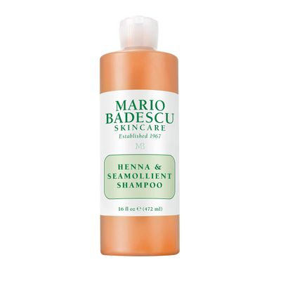 Mario Badescu Henna Seamollient Hair Shampoo for Men Women - Moisturizing Shampoo with Seaweed, Glycerin and Lemongrass Extracts - Adds Volume and Enhances Hair Tone Natural Highlights, 16 Fl Oz