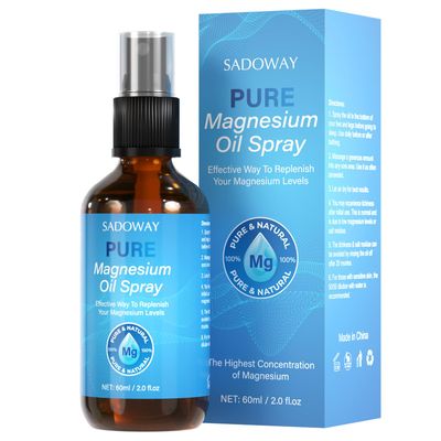 SADOWAY Magnesium Oil Spray: Pure Magnesium Oil Spray can Soften The Skin Relieve Dry Skin Quickly Absorb Into The Skin Suitable for All Skin Types