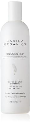 Carina Organics Unscented Extra Gentle Shampoo, 360 Milliliters