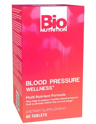 Bio Nutrition Blood Pressure Wellness 60 Tablets (2 Pack) Supports Healthy Blood Circulation Calcium and Magnesium Essential Vitamins and Nutrients