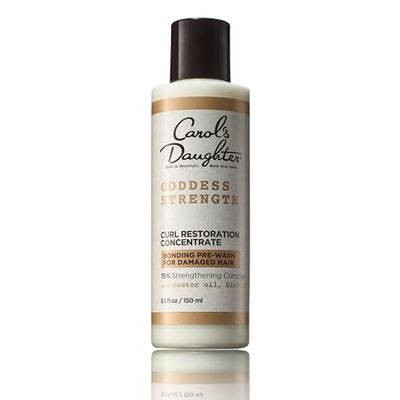 Carol&#39;s Daughter Goddess Strength Curl Restoration Concentrate, Bonding Pre Shampoo Hair Repair Treatment For Damaged Hair, 5.1 Fl Oz