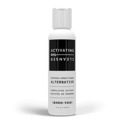 (SHEH VOO) Activating Oil Cleanser - 2 in 1 Non-Damaging Hair Wash - ShampooConditioner Alternative - Sulfate Paraben Free (4 fl oz)