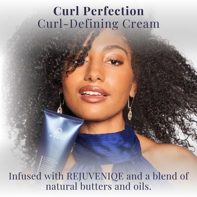 MONAT Curl Perfection Curl-Defining Cream Infused with Rejuvenique , Frizz-Fighting Moisturizing Leave-In Styling Cream- All-Day Defined, Soft Bouncy Curls for Wavy Curly Hair -148 ml5 fl oz