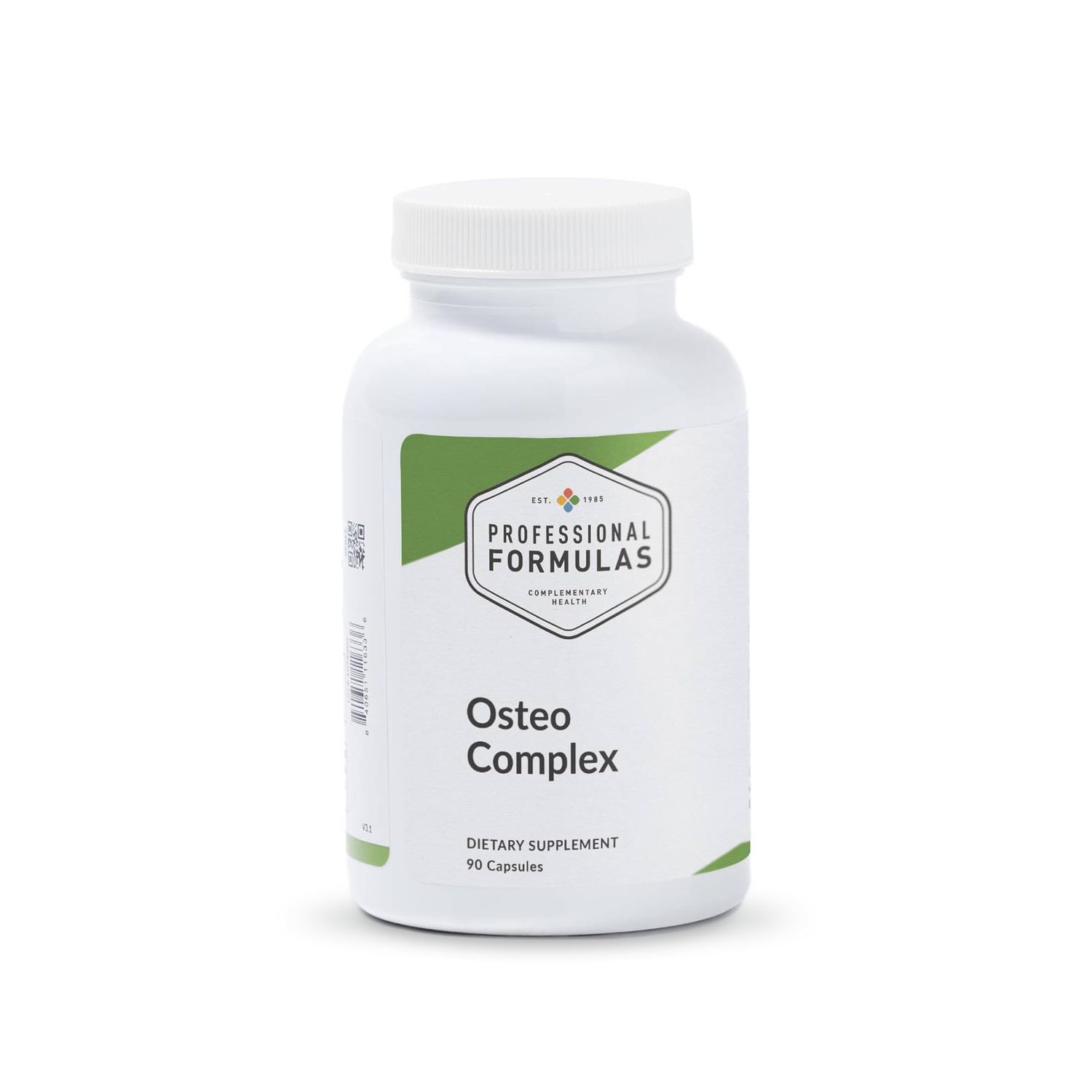 Professional Formulas Osteo Complex - Bone Density Support with Calcium, Microcrystalline Hydroxyapatite Plus Magnesium, D3 Boron for Maximum Absorption - Gluten Free, Hypoallergenic, 90 Capsules