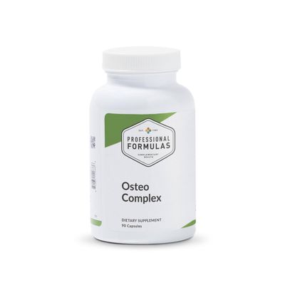 Professional Formulas Osteo Complex - Bone Density Support with Calcium, Microcrystalline Hydroxyapatite Plus Magnesium, D3 Boron for Maximum Absorption - Gluten Free, Hypoallergenic, 90 Capsules
