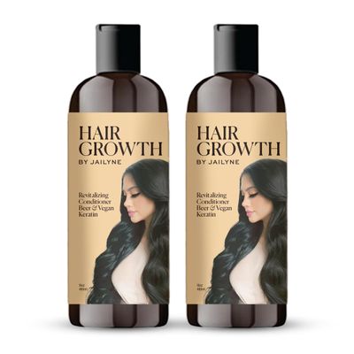 Hair Growth Conditioner by Jailyne Ojeda - Deeply Nourishing Strengthening Formula with Biotin Keratin - Promotes Thicker, Longer Hair - Made in USA