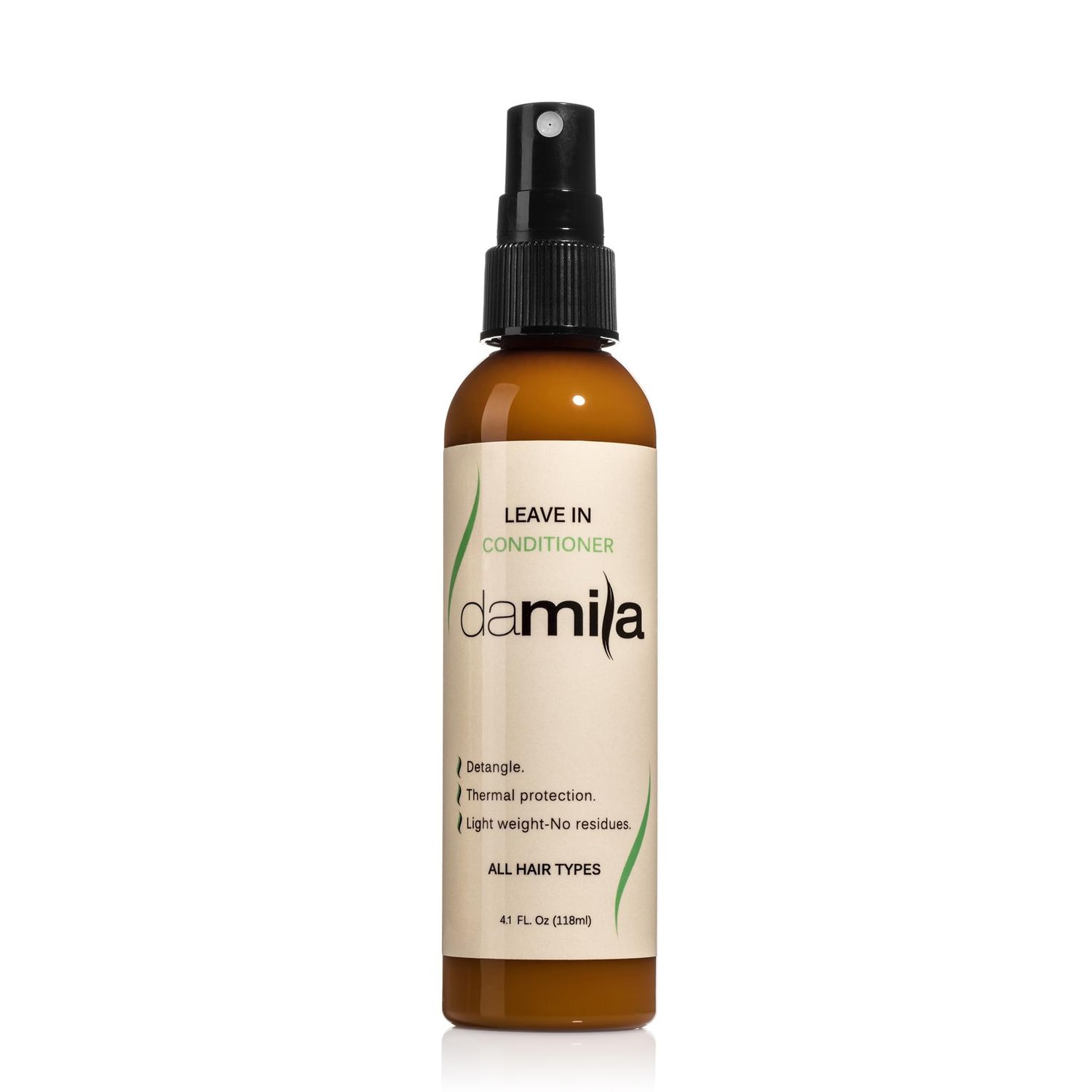 damila Keratin Leave In Conditioner Spray for Fine, Dry, Damaged and Curly Hair - Detangles and Protects Against Heat - Extends Your Keratin Treatment - Sulfate and Paraben Free