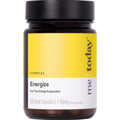 me today - Energise Supplement, 60 Capsules, High Strength B Vitamins with B6 B12, Vitamin C, Ashwagandha and Zinc, Vegan