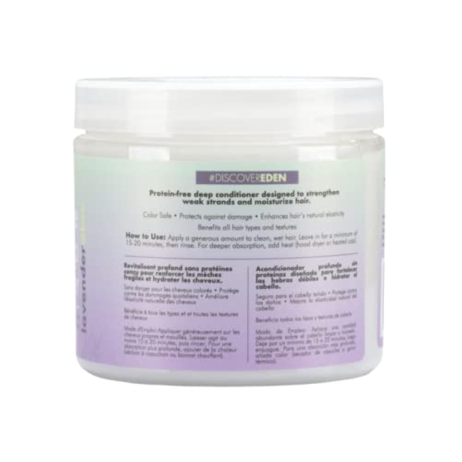 EDEN BodyWorks Lavender Aloe Anti-Breakage Deep Conditioner (16 oz) - Hair Treatment to Strengthen Enhance Hair Elasticity