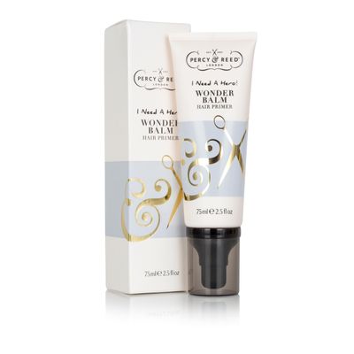 PERCY REED Hair Primer - I Need A Hero Wonder Balm, Anti Frizz Hair Product, Leave-in Balm, Anti-Humidity, 72 Hours Frizz Protection, Vegan, Paraben, Silicone, and Sulphate Free - 2.5 fl oz, 75 ml