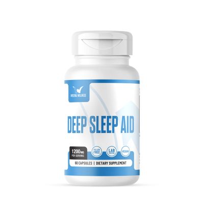 Integral Wellness - Deep Sleep Aid Capsules Melatonin-Free Apigenin, Magnesium Glycinate, GABA - 3rd Party Tested, Filler Free, Clinically Dosed