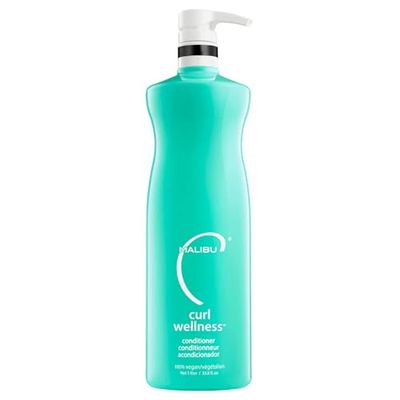 Malibu C Curl Wellness Hair Conditioner - Moisturizing Conditioner for Textured Hair, Frizz Control - Curl Conditioner for Natural Chemically Processed Curls (33.8 oz)