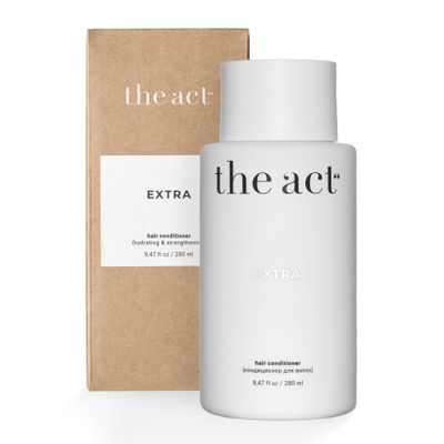 The Act Extra Hair Conditioner for All Hair Types - Deep Hydration and Nourishment for Dry, Damaged, and Color-Treated Hair - Restores Strength with Plant Proteins for Women Men, Vegan 6.8 fl oz