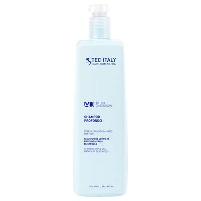 Tec Italy Professional Shampoo Profondo - Deep Cleaning Shampoo 1 Liter