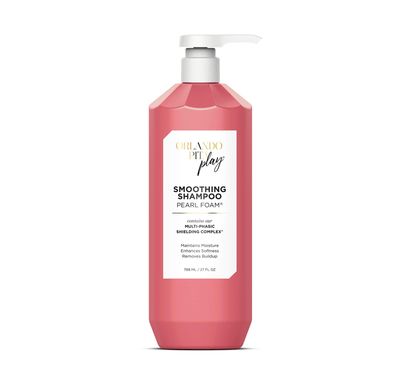 ORLANDO PITA PLAY Salon Size Pearl Foam Smoothing Shampoo for Textured, Damaged or Color-Treated Hair, Maintains Moisture, Enhances Shine, Removes Buildup, 27 Fl. Oz.