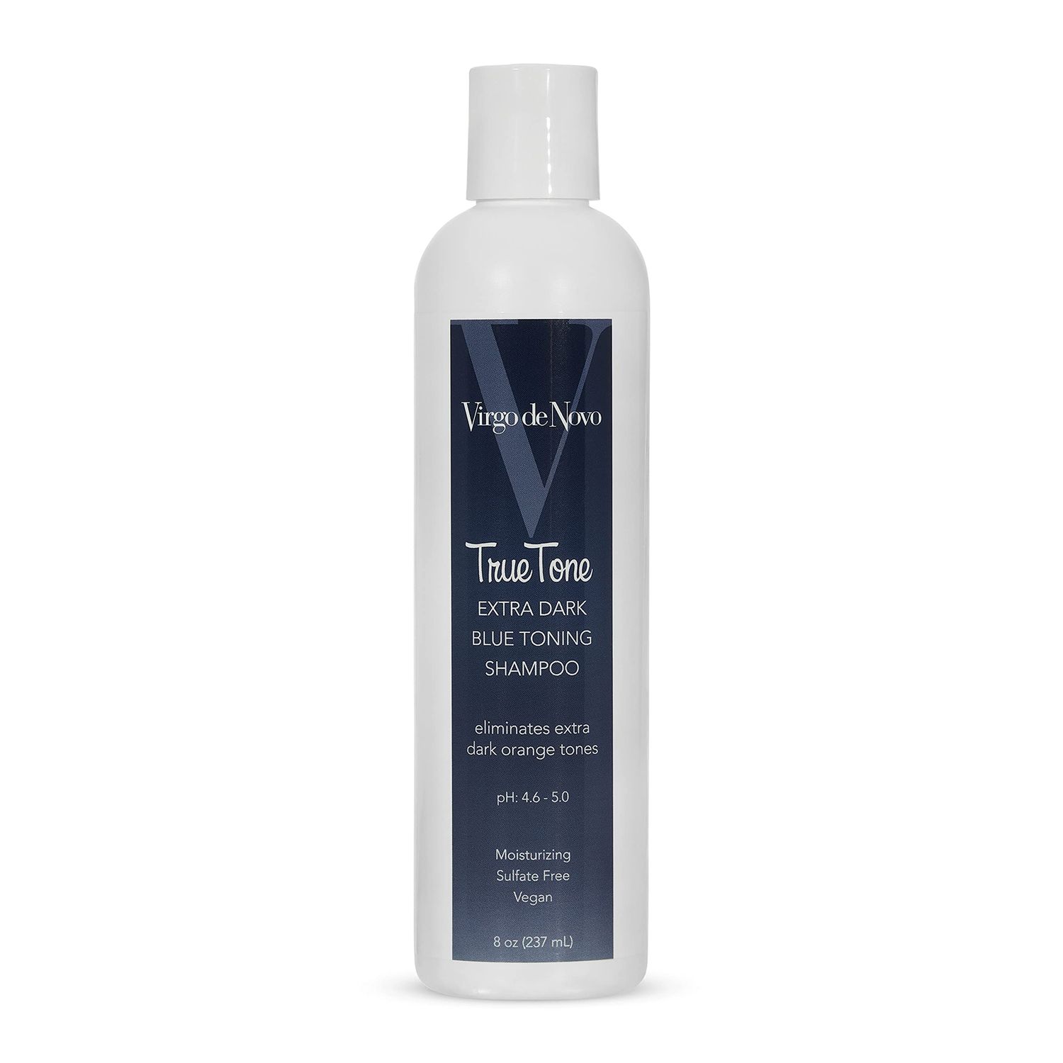 Virgo de Novo True Tone Extra Dark Blue Toning Shampoo 8 oz