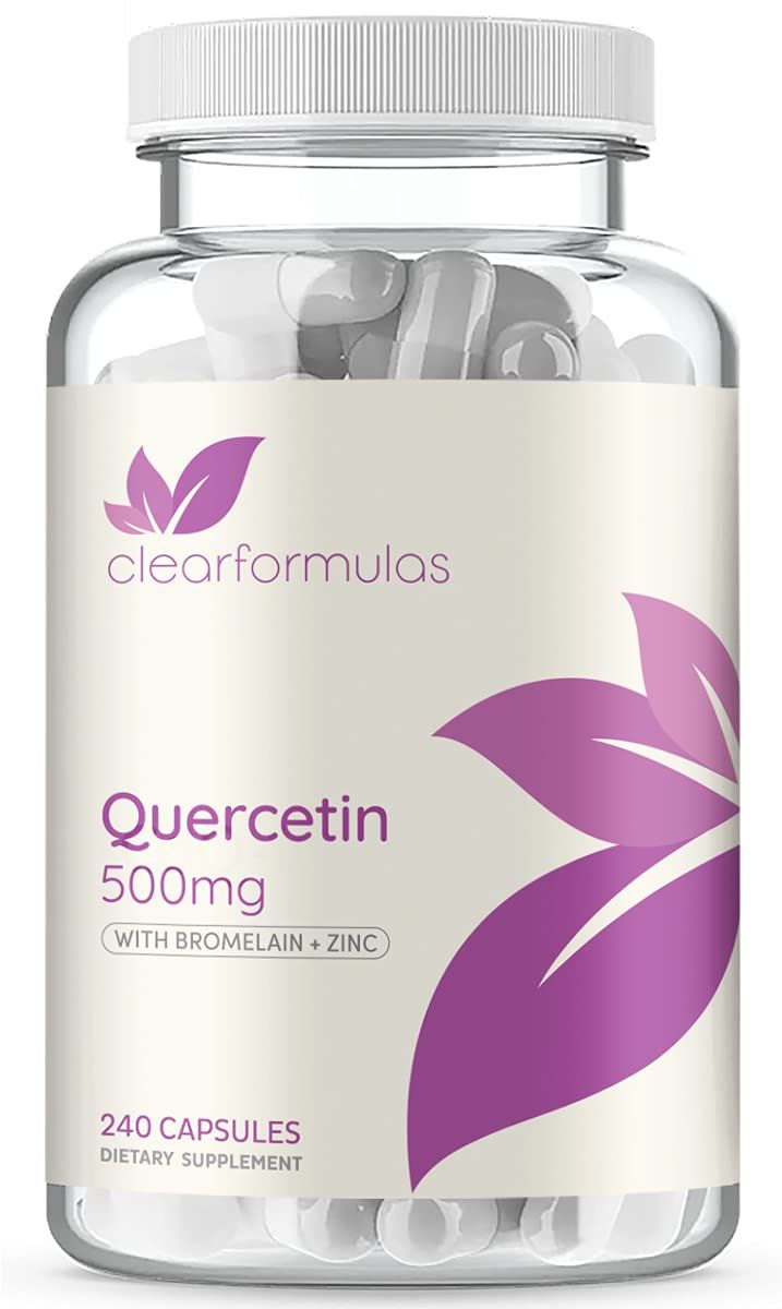 Advanced Zinc Quercetin with Bromelain Formula - Triple Immune Support Quercetin Complex for Daily and Seasonal Immune System Wellness Support - Made in a cGMP American Facility (240 Servings)