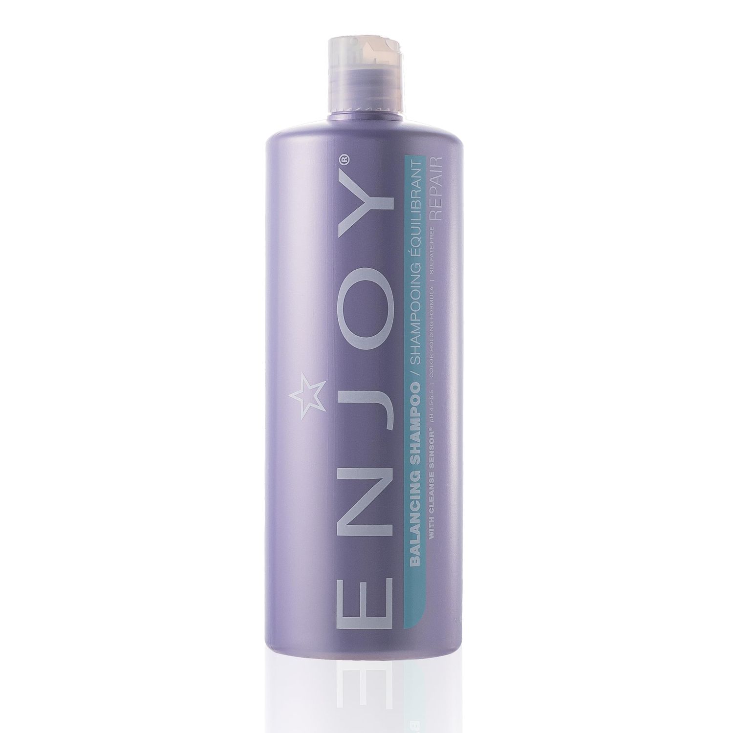 ENJOY Hair Care Balancing Shampoo, Sulfate Free, For Color Treated Hair, for Men and Women, Curly Hair - 33.8 Fl Oz