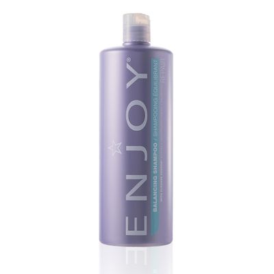 ENJOY Hair Care Balancing Shampoo, Sulfate Free, For Color Treated Hair, for Men and Women, Curly Hair - 33.8 Fl Oz
