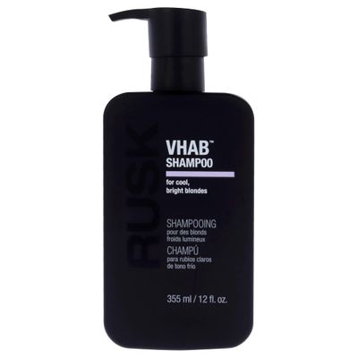 RUSK VHAB Color Care Sulfate-Free Shampoo, Reduce Breakage, Fight Frizz, and Repair Split Ends, While Keeping Hair Blonde, 12 oz