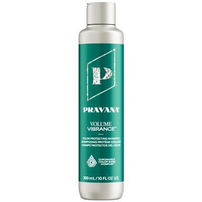 PRAVANA Volume Vibrance Shampoo Adds Lightweight Volume, Lift Fullness For Fine, Color-Treated Hair Strengthens, Thickens Reduces Breakage Chromasilk Enhances Shine Protection 10 Fl Oz
