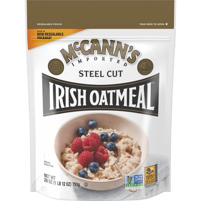 McCann&#39;s Irish Oatmeal, Traditional Steel Cut Oats, 28 Ounce Bag (Pack of 6)