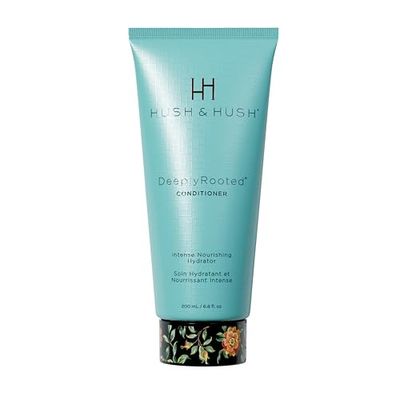 Hush Hush DeeplyRooted Conditioner - Deep Conditioner for Dry Damaged Hair - Nourishing Strengthening Hair Moisturizer for All Hair Types - Wash Out Or Leave In Strengthening Conditioner - 200ML
