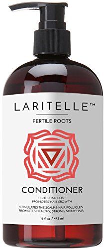 Laritelle Organic Conditioner 16 oz Fortifying, Strengthening Rejuvenating Prevents Hair Shedding, Promotes New Hair Growth Ayurvedic Herbs, Lavender, Ginger, Rosemary, Patchouli Cloves