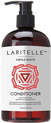 Laritelle Organic Conditioner 16 oz Fortifying, Strengthening Rejuvenating Prevents Hair Shedding, Promotes New Hair Growth Ayurvedic Herbs, Lavender, Ginger, Rosemary, Patchouli Cloves