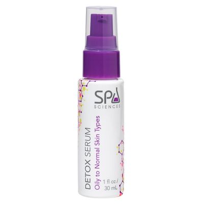 Spa Sciences - Detox Serum - Made in the USA - With Niacinamide, Zinc, Zeolite - Rejuvenate, Smooth - Vegan - For All Skin Types - 1.1oz