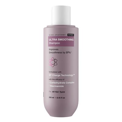 Bare Anatomy Ultra Smoothing Hair Shampoo Restores Smoothing Texture by 27 Dry Frizzy Hair Paraben Sulfate Free For Women Men 250ml