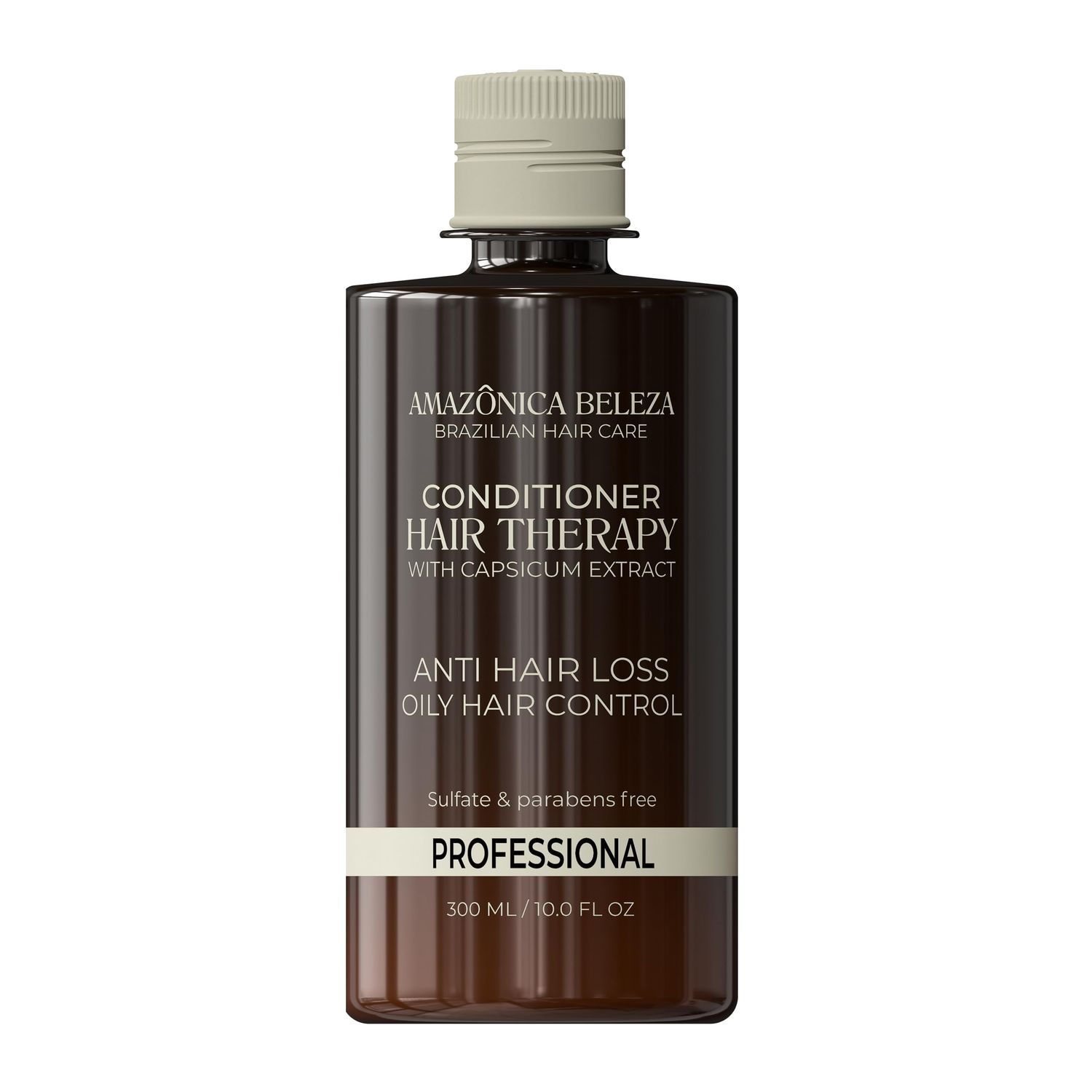 AMAZONICA BELEZA Hair Therapy Shampoo, Removes Oiliness Hair Loss and Promotes Growth Shampoo, Profesional Anti-Caida y Anti-Oliocidad 10 Oz