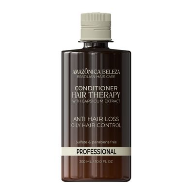 AMAZONICA BELEZA Hair Therapy Shampoo, Removes Oiliness Hair Loss and Promotes Growth Shampoo, Profesional Anti-Caida y Anti-Oliocidad 10 Oz