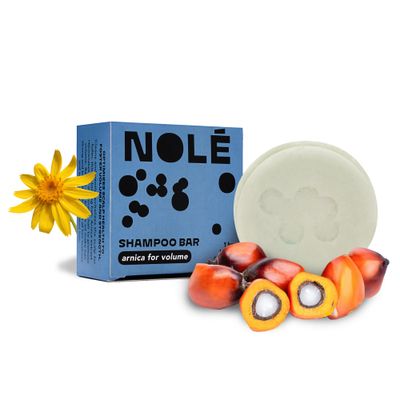 NOLE CARE Premium Bar Shampoo with Arnica Batana Oil, for Thinning Hair (3 oz) - PH Balanced, Rice Protein Based, Thickening Formula, Sulfate-Free, Plastic-Free