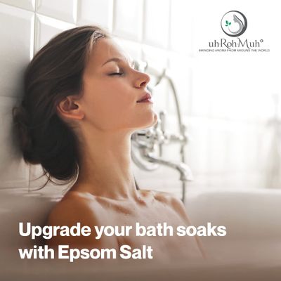 uhRohMuh Natural Epsom Salt Bulk Half Gallon Premium Quality Magnesium Sulfate from USA OMRI Listed for Agriculture Use and Animal Feed Epsom Salt for Plants and Skin (Net Wt. 1.7 kg 3.7 lb)