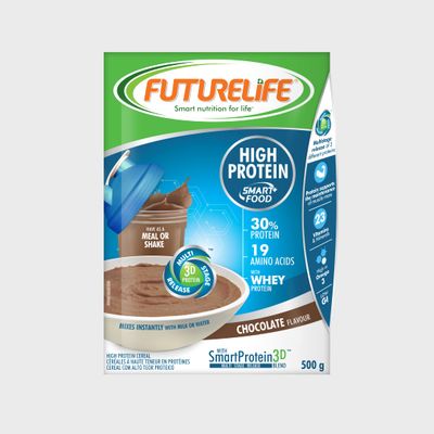 FUTURELIFE Smart Food - High Protein 500g17.6oz 30g in Protein Gluten Free Keto Friendly 19 Vitamins Minerals High in Fiber High in Omega 3 (Chocolate, 4)