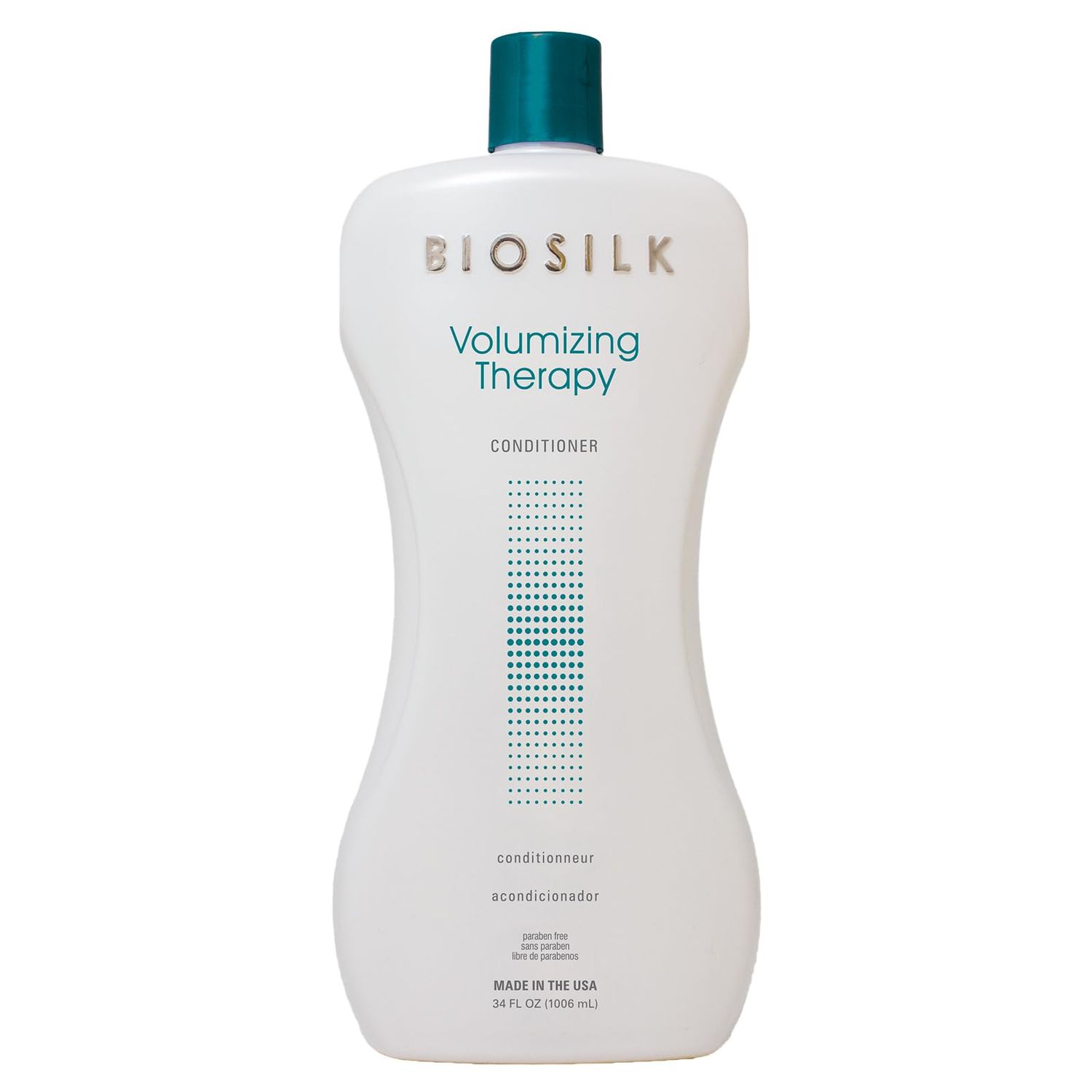 Biosilk Volumizing Therapy Conditioner, Adds Volume Body While Moisturizing Conditioning Hair, Sulfate, Paraben Cruelty-Free, 34 Oz