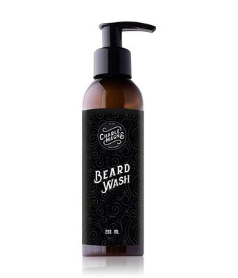 Charlemagne Beard Wash for Men - 200 ml, Mediterranean Breeze Scent - Leave-In Beard Shampoo Conditioner that Moisturizes Softens - Developed by Barbers, Made in Germany