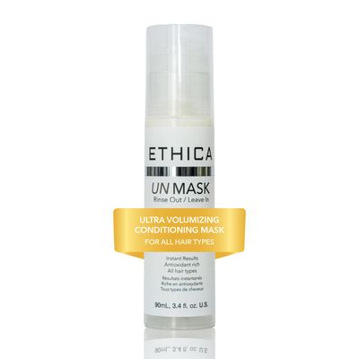 Ethica Beauty Unmask Leave In Conditioner. Deep Conditioning Volumizing with Molecular Repair, Hair Mask, 3.4 oz