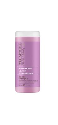 Paul Mitchell Clean Beauty Blonde Purple Shampoo, Gently Cleanses, Eliminates Brassy Tones, For Color-Treated Hair Naturally Light Hair Colors, 1.7 oz.