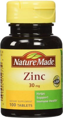 Nature Made Zinc Tabs - 30 mg - 100 ct
