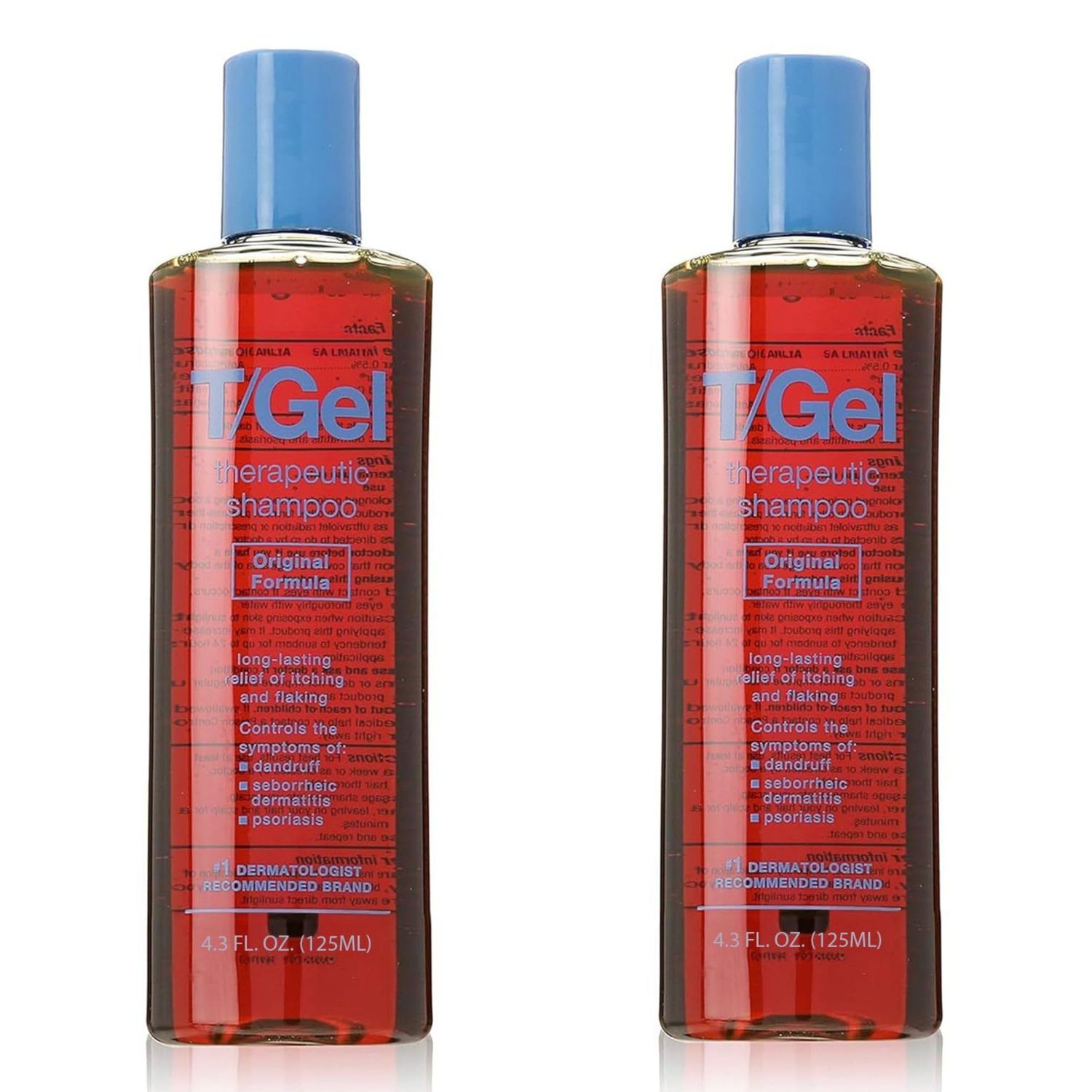 babaPACK TGel Therapeutic Anti-Dandruff Shampoo, Original Formula, 4.3 oz (Pack of 2)